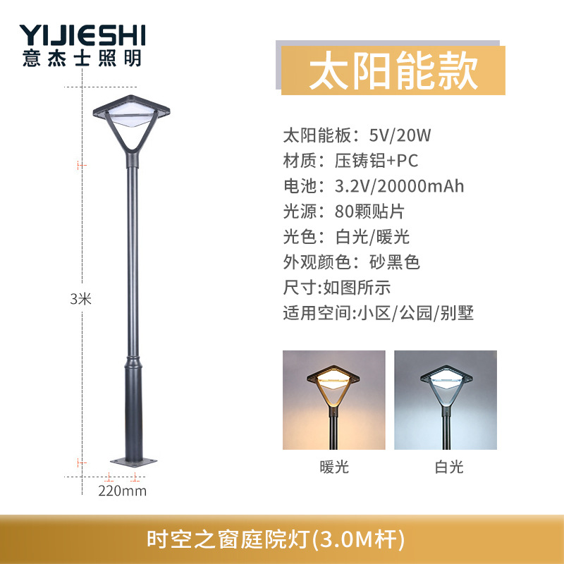 3 M 태양 전지 모델 (극 포함)