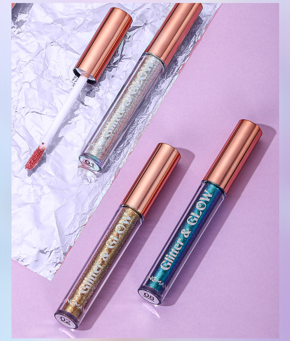Langmanni Pearlescent Liquid Eyeshadow Ten-Color Single Pack Chameleon Pearlescent Eyeshadow Liquid undefined
