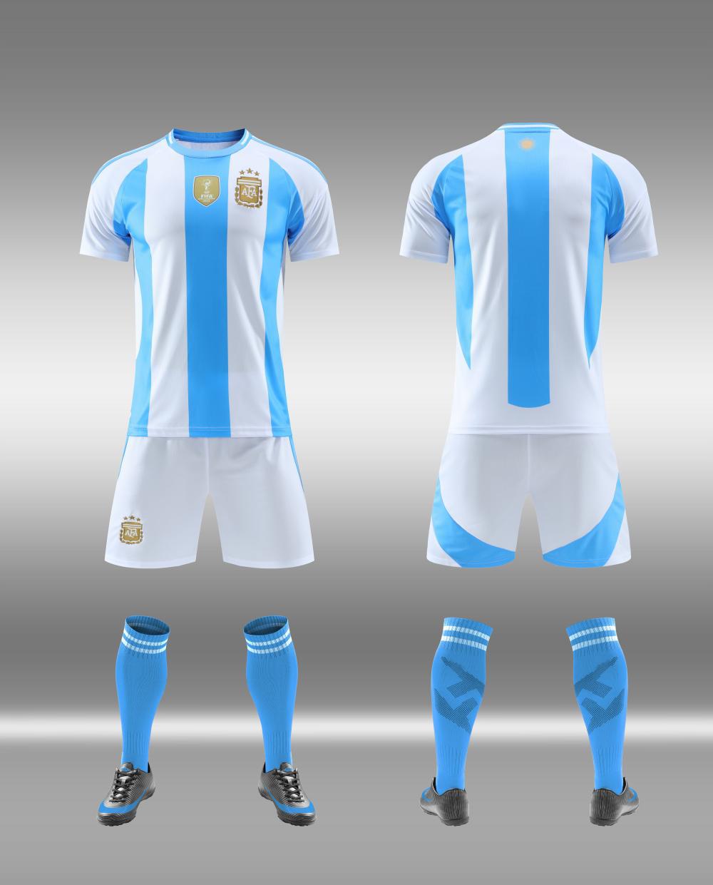 24-25 아르헨티나 홈 파란색과 흰색