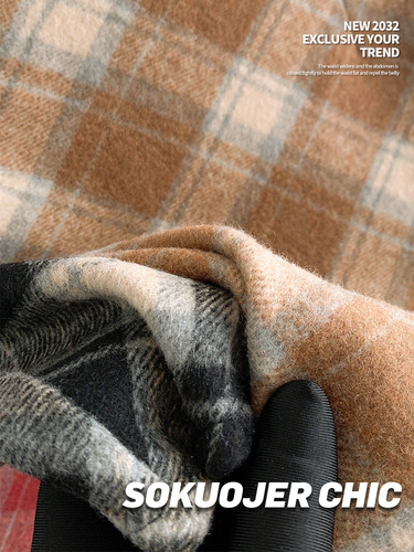 High-quality wool flannel pencil skirt for women, autumn and winter slimming, high-waisted mini skirt for petite women, plus-size A-line skirt