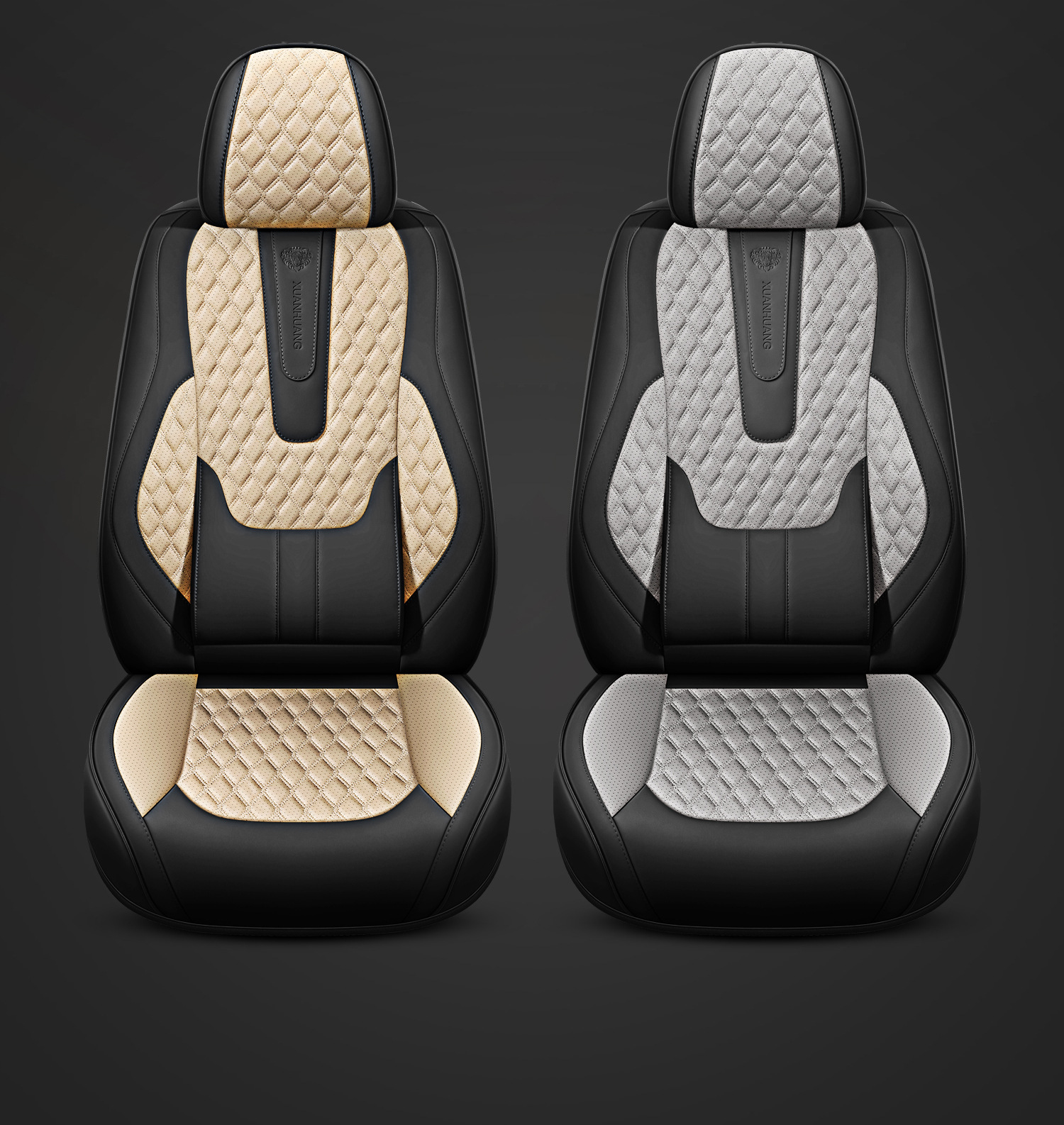 New Foreign Trade Car Seat Cushions, Full Leather, Full Coverage, Universal for All Seasons, Five-Seater Car Seat Cushions, Factory Wholesale