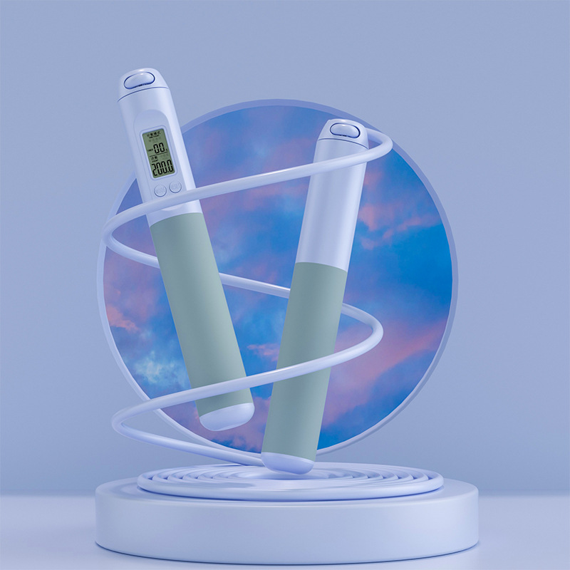 밀리터리 그린 + 블루 롱 로프 스타일