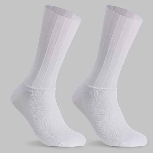 Suitable for Professional Running Sports Cycling Socks for Men and Women, Non-Slip Breathable Bicycle Mid-Length Cycling Socks