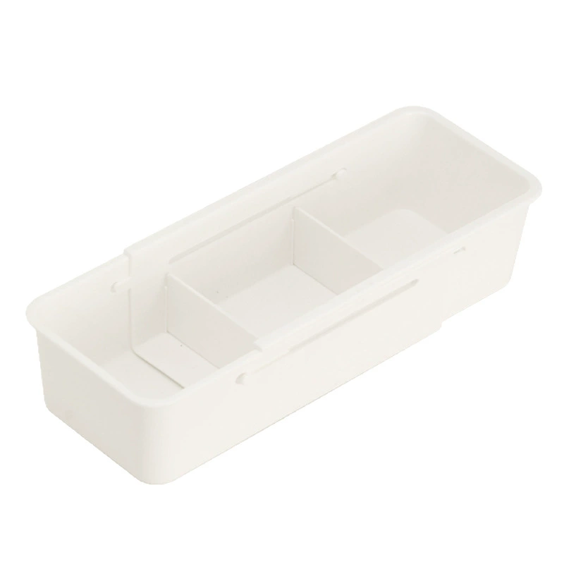 Retractable storage box drawer kitchen creative ins wind desktop cosmetics debris sorting box partition storage box
