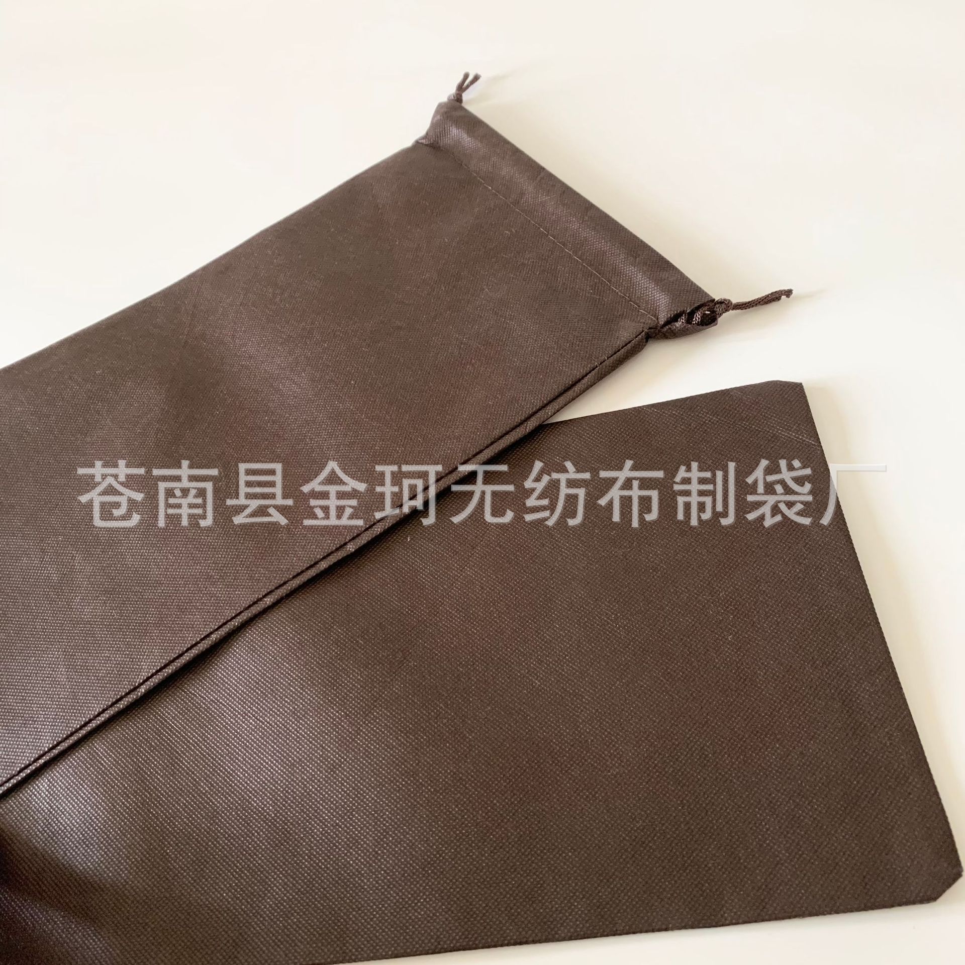 定制长条无纺布束口袋 凉席席子包装抽绳束口袋 毛毯束口袋定做