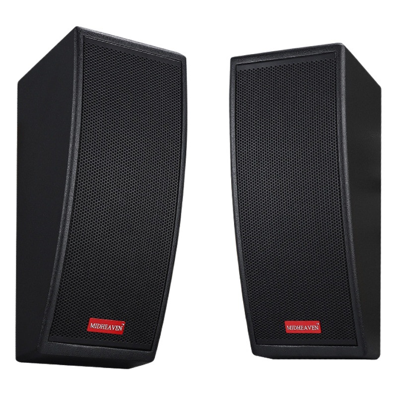 Equipo de audio profesional para salas de conferencias, salas de transmisión, salas de conferencias, enseñanza, centros comerciales, altavoces de pared duales de 6.5 pulgadas, calidad profesional