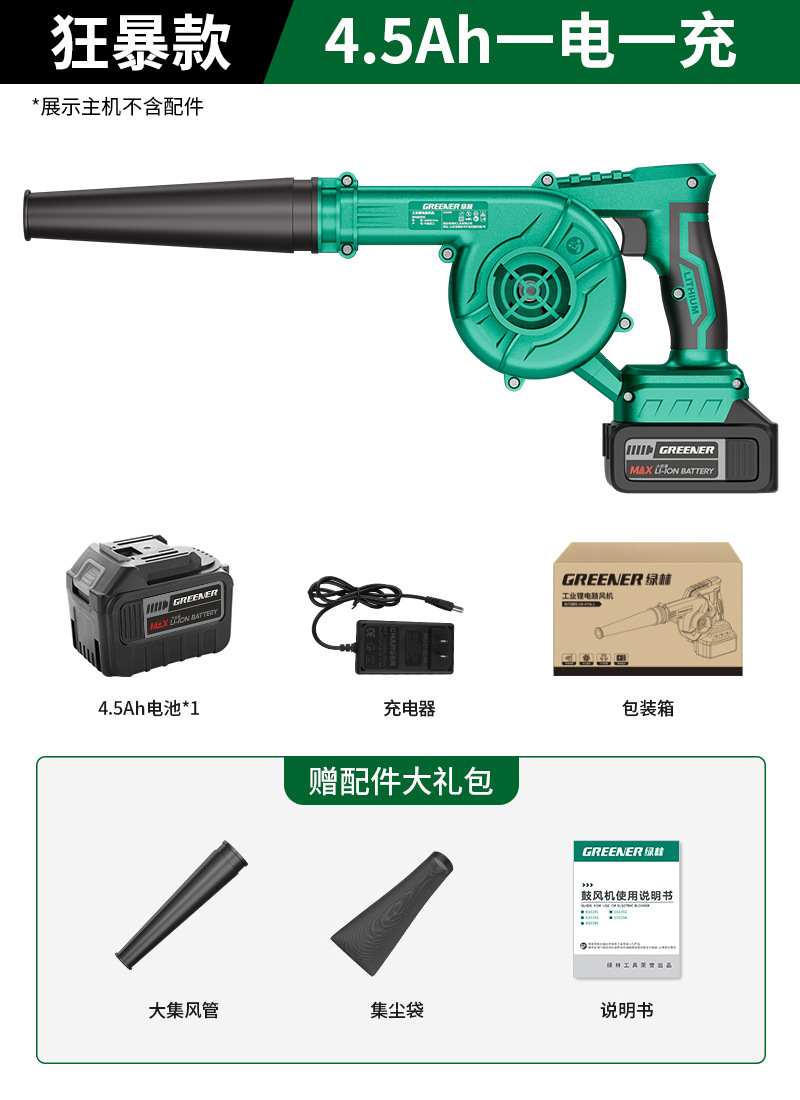 soplador verde forest 220v poderoso secador de pelo industrial de alta potencia pequeño soplador de aire soplador de polvo artefacto soplador de polvo pistola de polvo image 24