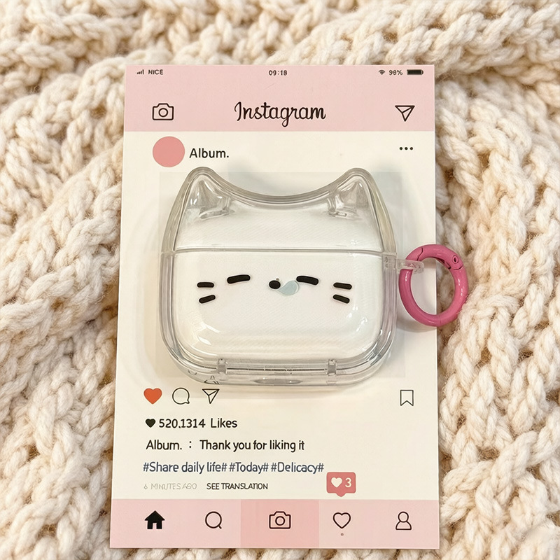 Nueva funda protectora para auriculares lindo i12 de dibujos animados de moda creativa TPU estuche suave resistente a caídas Estuche de transporte personalizado