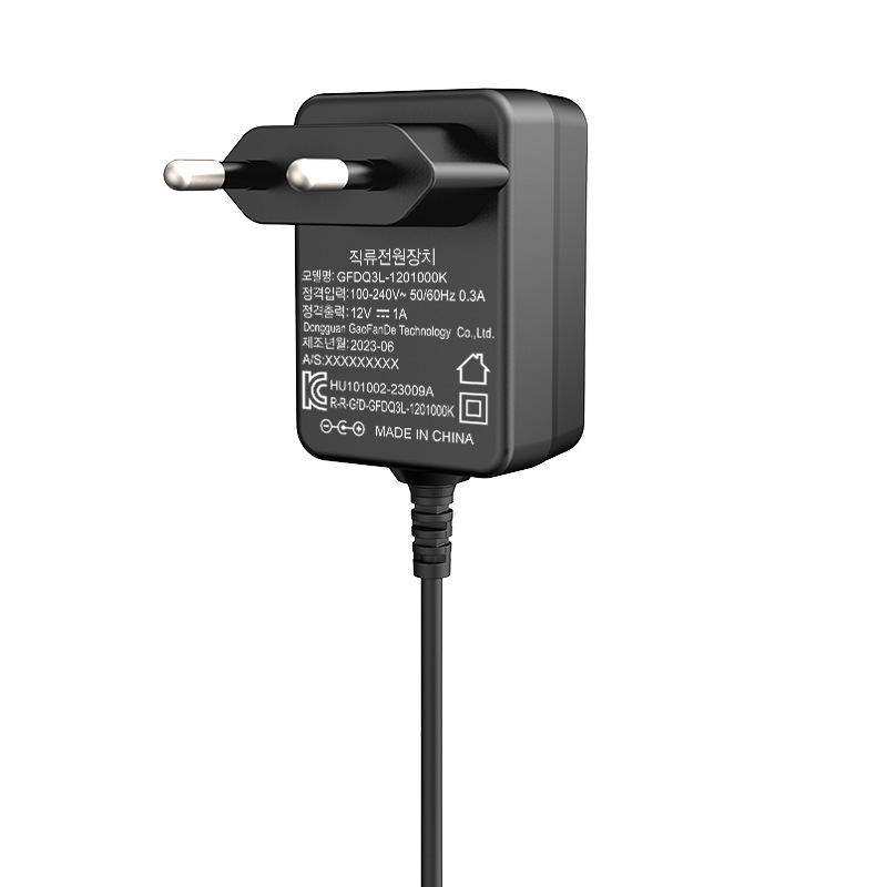 12v1a電源アダプタ中3c美etl韓国kcマカオ規格あさひ認証ledスイッチング電源充電器|undefined