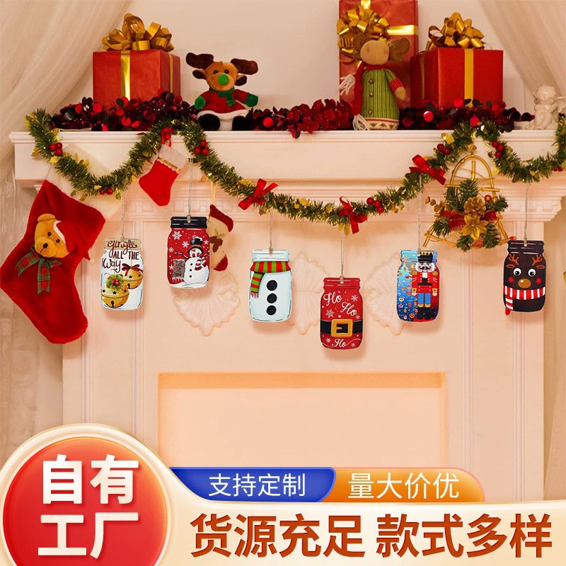 Маленькие рождественские декоративные носки Рождественские носки Подарочная сумка Сумка для конфет Рождественские большие рождественские носки Детские