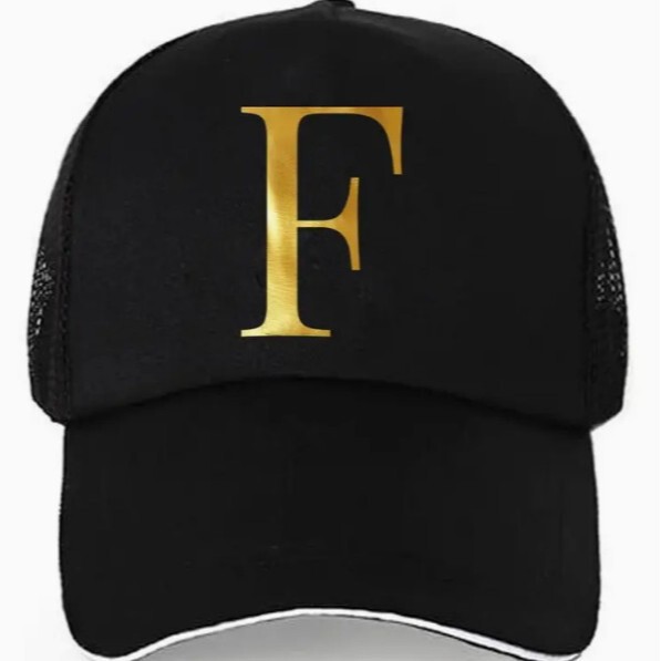 English Letter Trucker Cap 26英文字母印花棒球帽男女情侣网帽|undefined