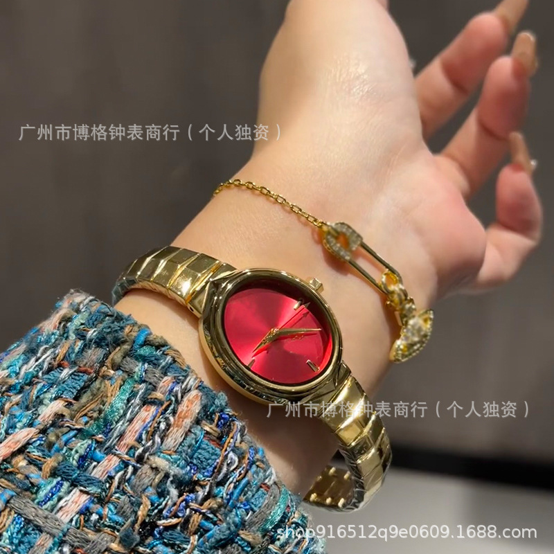 西太后時計スネークボーンウォッチパウダーパレットウォッチ女性アイスブレイクブルーウォッチドラゴンフルーツパープルホワイトムーンライトレディースウォッチ|undefined