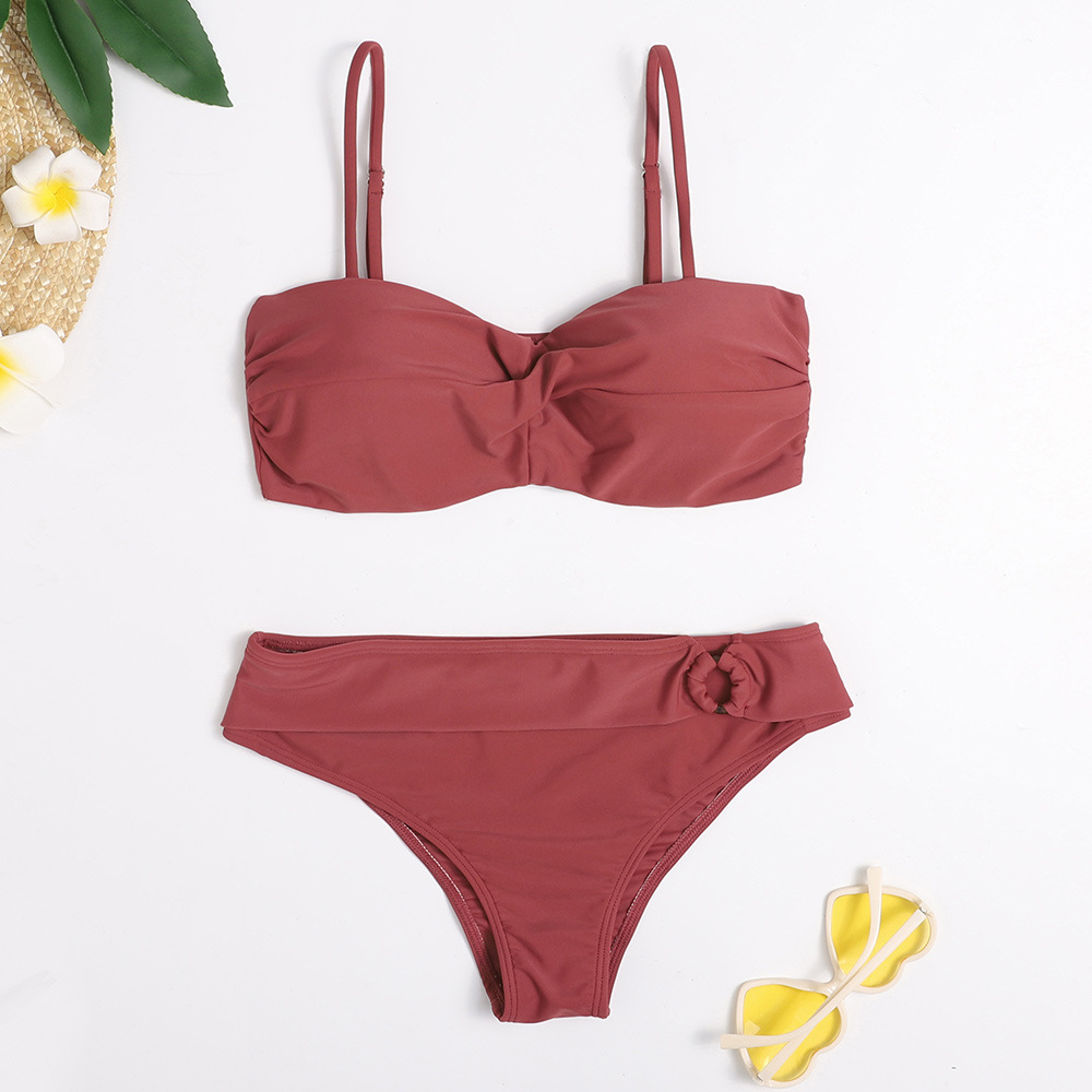 sexy solid color swimwear  NSHL38195