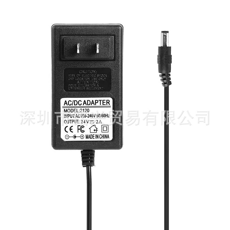 24V2A power adapter water purifier water pump LED light with light string wall power supply