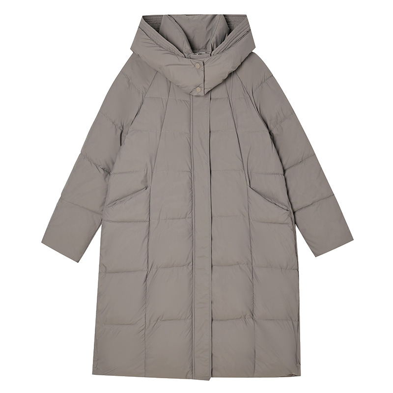 Gran tamaño ruso de invierno grueso largo sobre la rodilla versión suelta de algodón de moda nueva chaqueta con capuz cálida de mujer image 5