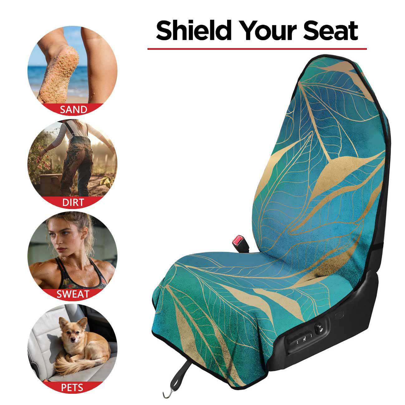 Car seat towel cover front seat protector suitable for gym and exercise, universal for all seasons, car use 132