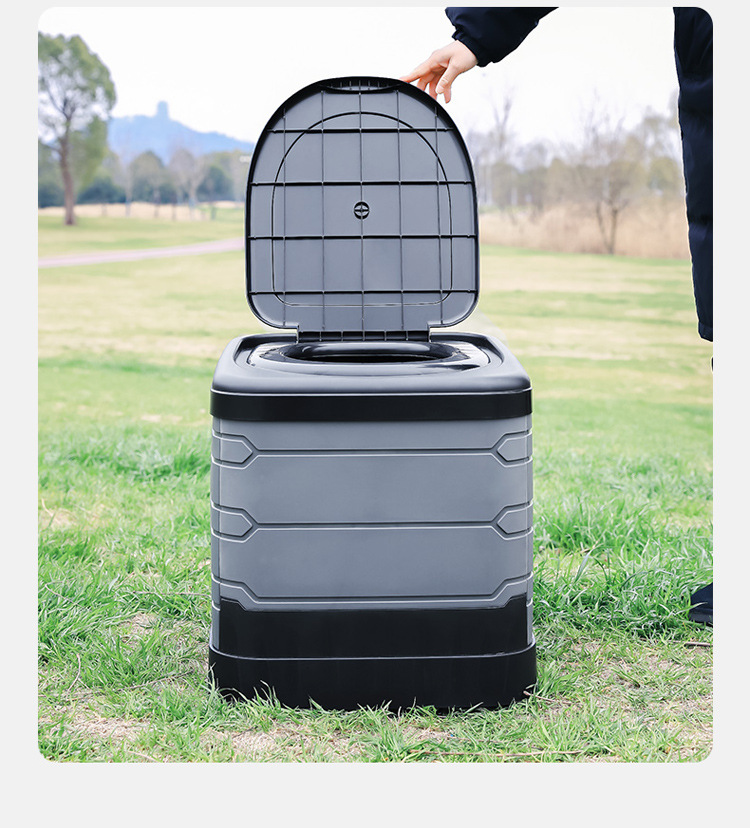 Outdoor Toilet Camping Camping Toilet Car Portable Foldable Odor-proof Toilet for Adults Self-driving Emergency Mobile