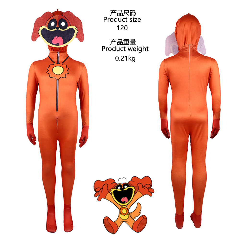 Traje de cosplay transfronterizo de Poppy Playtime para actuaciones escénicas, diseño de animales sonrientes de Poppy's Playtime image 13