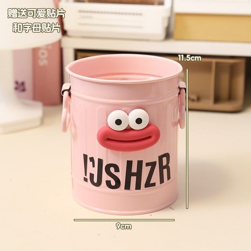 가리 핑크 소시지 입 편지 스티커