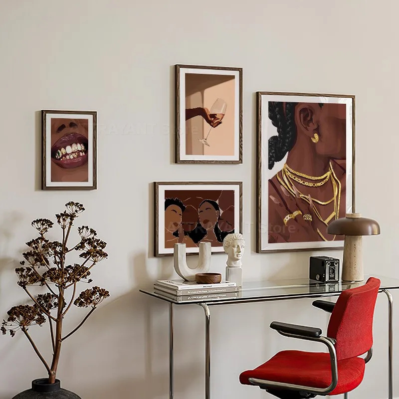 Human, Letter Pattern Sexy Human Letter Canvas Hanging Painting Wall Art
