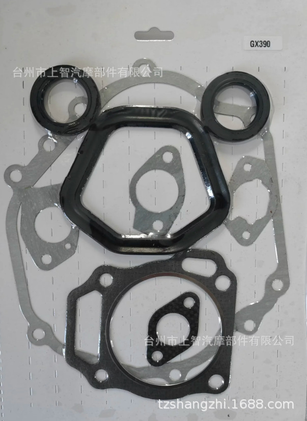 供应GX390 188F 发电机垫片 带曲轴油封 generator gasket 纸垫