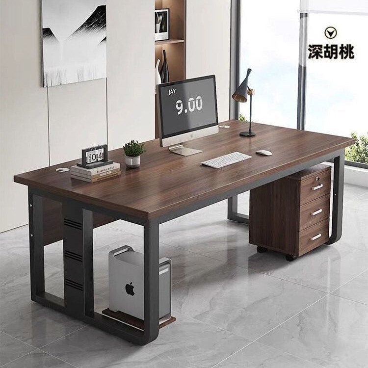 Thickened and reinforced office desk, home computer desk, simple modern executive desk Thickened and reinforced office desk, home computer desk, simple modern executive desk