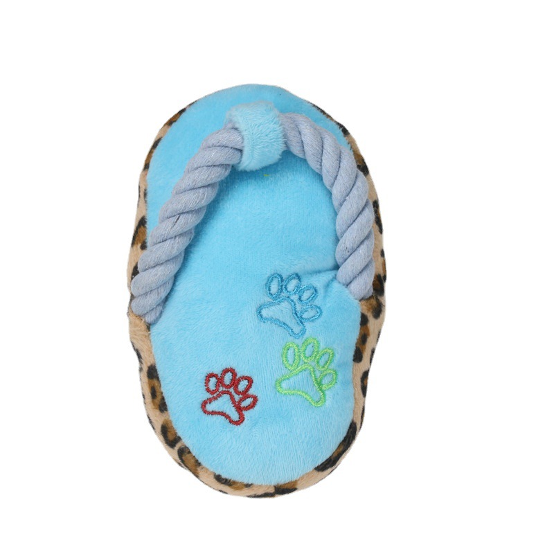 Productos para mascotas juguetes de voz para perros zapatillas de algodón de peluche interactivas al por mayor cachorros juguetes de molienda para mascotas
