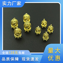 DIY手工饰品配件 15*9MM纯铜鸟笼 灯笼吊坠 吊饰保色花托民族风