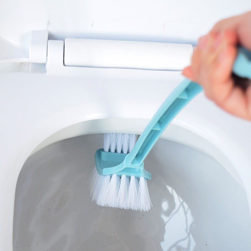 Cepillo de baño creativo mango largo de acero inoxidable cepillo de limpieza piso con base cepillo de baño doméstico