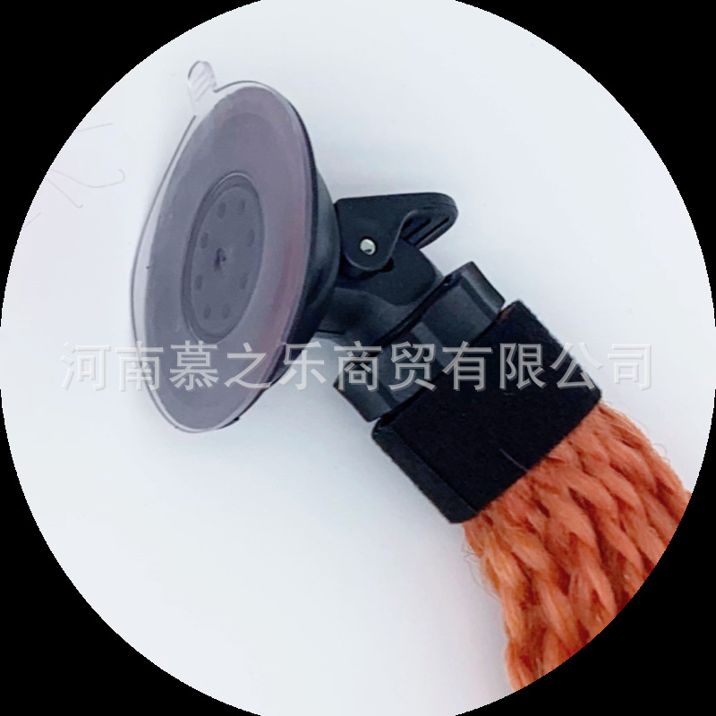 Helmet Decoration Braids with Suction Cup Ponytail Motorcycle Helmet
