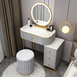 Light Luxury Dressing Table Bedroom Modern Simple Dressing Table New Storage Cabinet Dressing Table Small Apartment Internet Celebrity