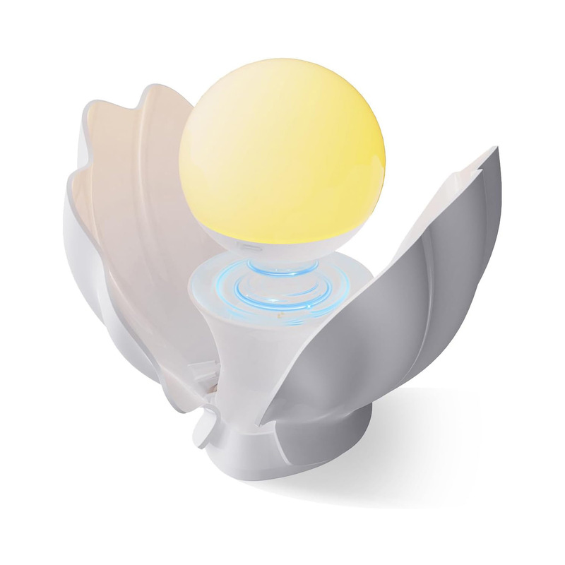 Cross-Border Children's Night Light Baby Shell Light 7 Colors Stepless Dimming Touch Night Light Rechargeable Nursery Night Light