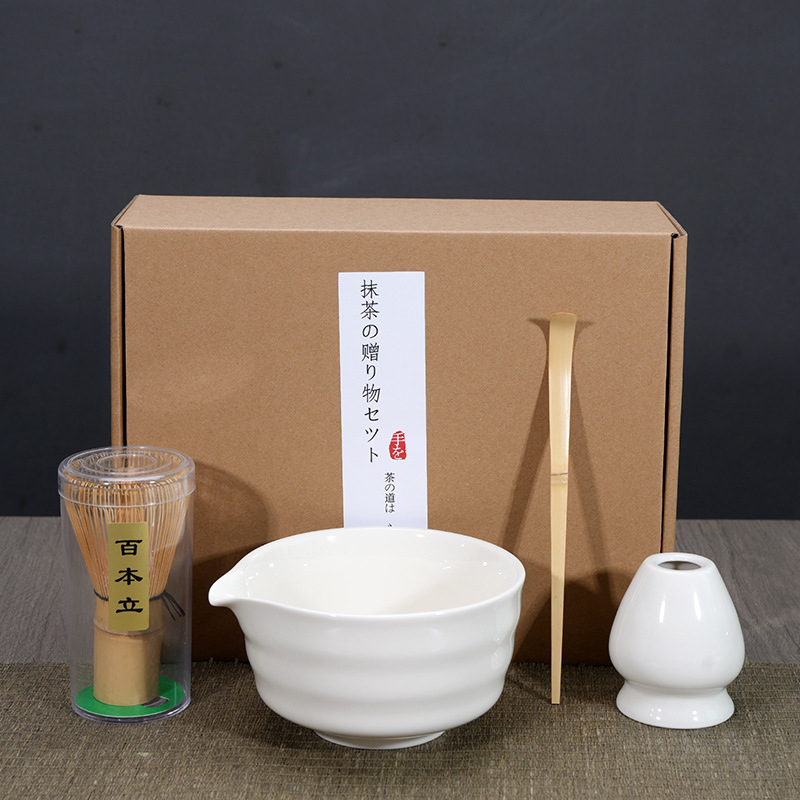 Japonés Matcha tazón Matcha túnica canción té herramientas de pedido taza de té de cerámica taza de té mezclador Matcha cepillo taza de té