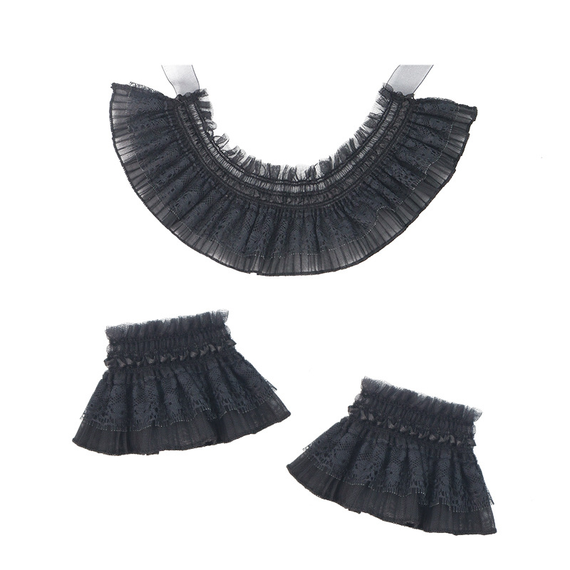 Halloween venta caliente nuevo buquete de encaje pulsera elástica adorable chica dulce vestido de baile conjunto