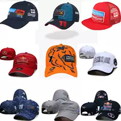 Red Bull Motorsport Snapback Cap F1 Racing Car Header Hat Hard Top Baseball Cap