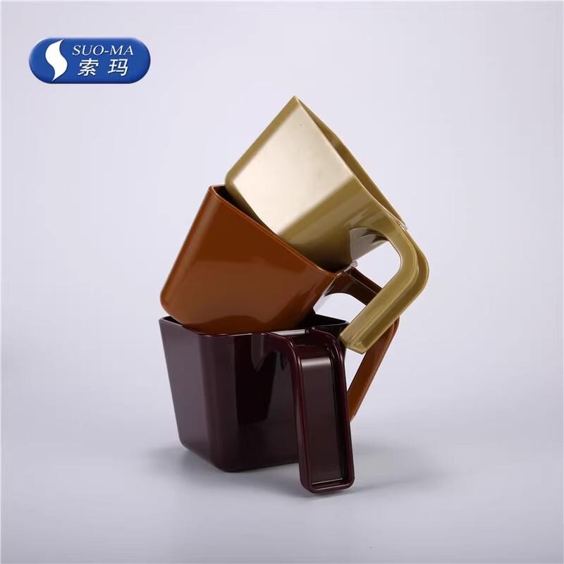 SUOMA ソーマコーヒーショップと同じスターマルシェグリーンブラウンアイススプーンスクエア計量カップ計量スプーンプラスチックアイスシャベル|undefined