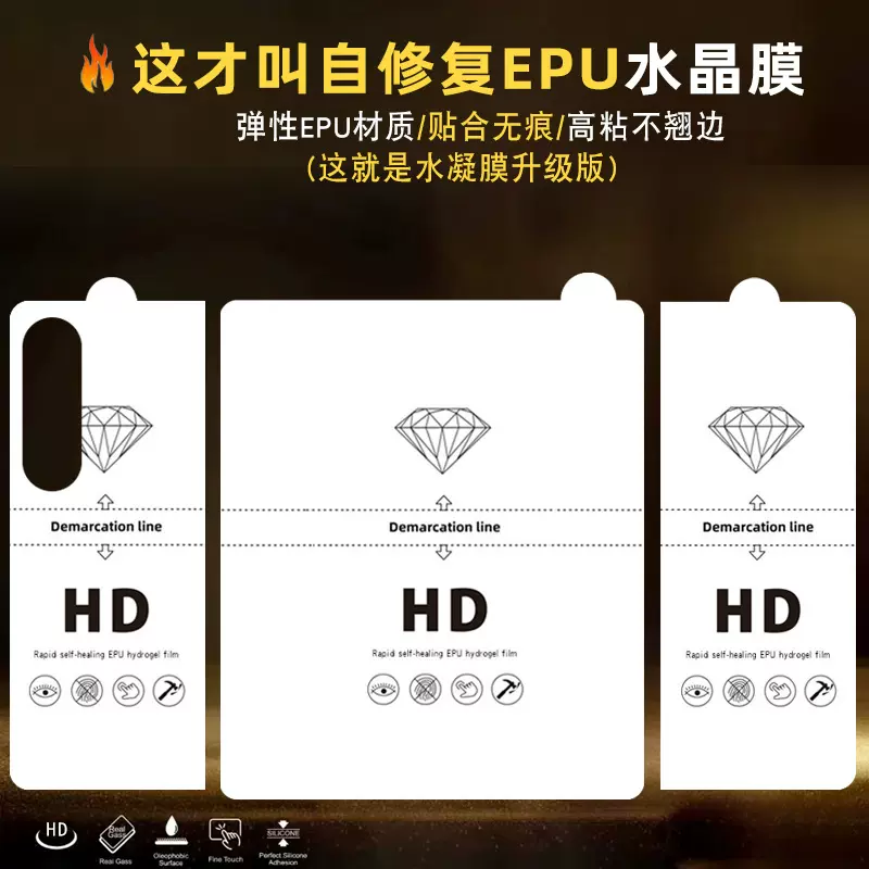 适用折叠屏 华为Mate X6水凝膜 Mate X5 Mate XS高清全屏水凝膜