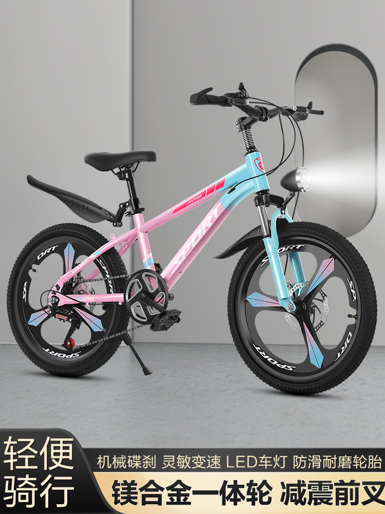 Bicicletas plegables de 20 pulgadas para niños 8 - 14 años de edad, válvula de velocidad variable, certificación 3C, soporte de comercio exterior transfronterizo, 1 pedido mínimo