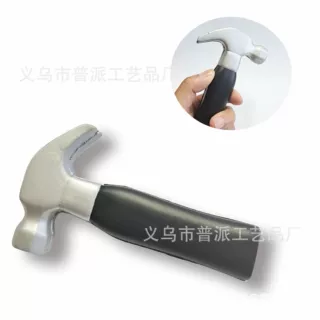 现货模具15cm锤子造型减压玩具，铁锤压力球，锤子模型，海绵材质