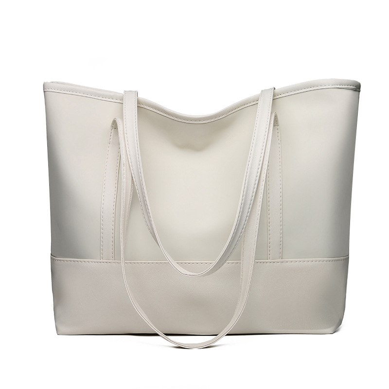 Nuevo bolso de mujer transfronterizo tote 2025 versión coreana de bolso de hombro de gran capacidad Oxford Clothing Split soft Pocket