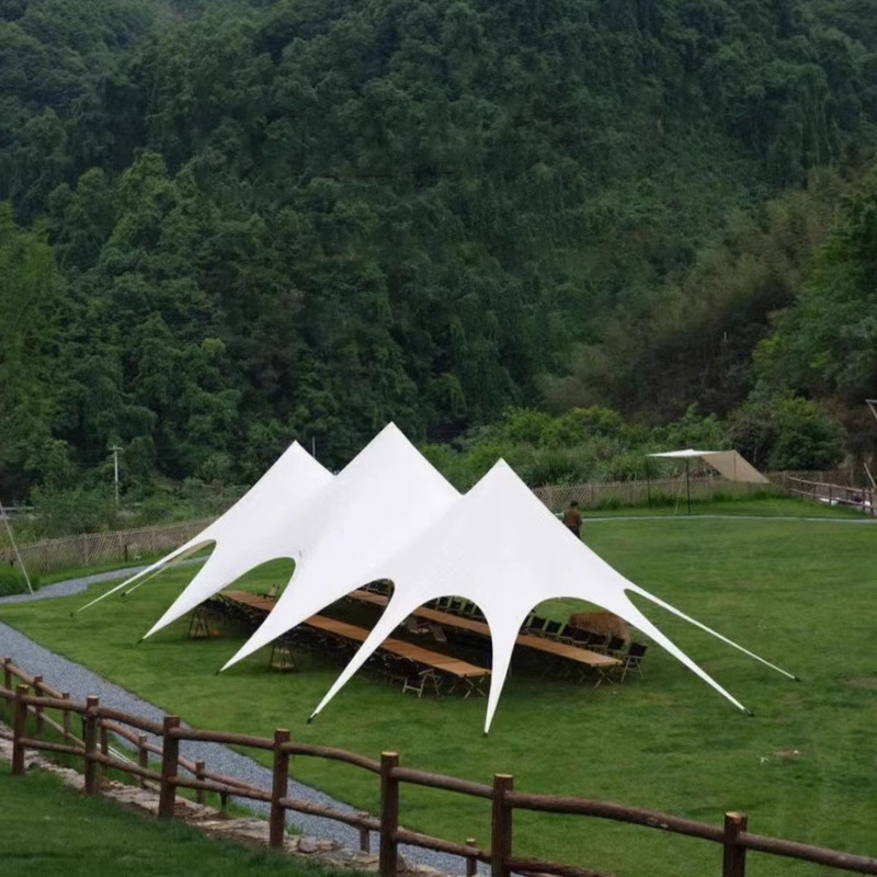Hump Canopy Outdoor Camping Tent Oversized Camp Wanchong Mountain Sunscreen Rainproof Single Peaks Double Peaks Three Peaks Awning