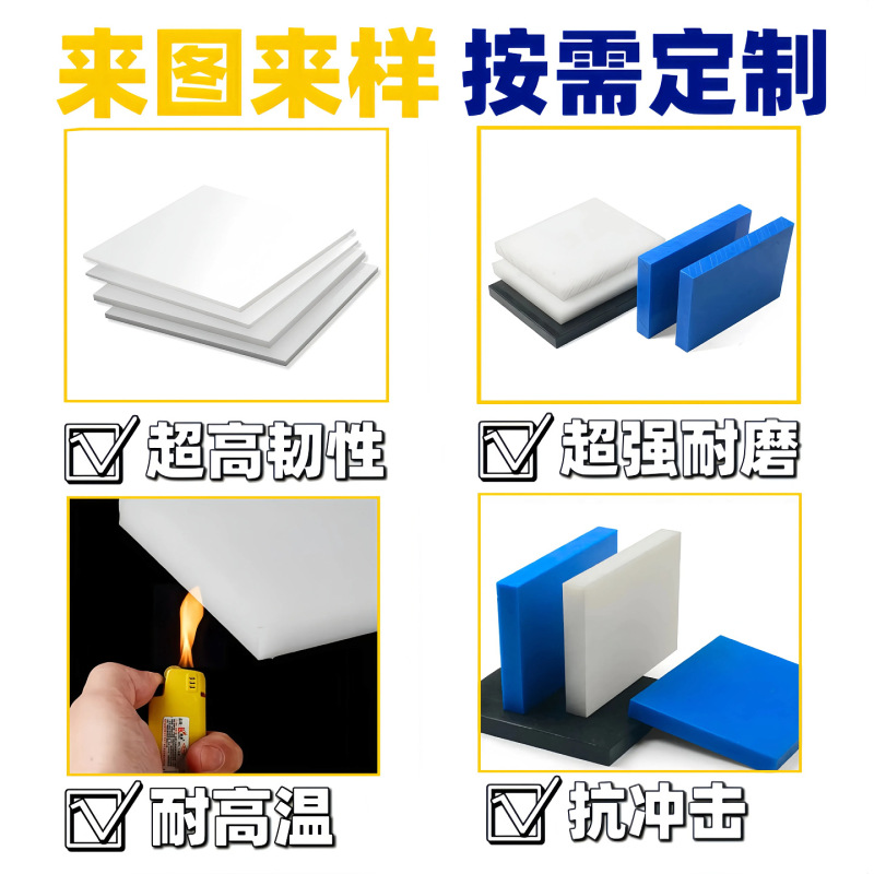 批发食品级PP聚丙烯可切割裁抗老化水箱板化工防腐塑料白色pp板|undefined