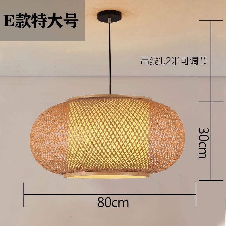 Linterna de personalidad creativa, pantalla japonesa de bambú, candelabro de arte de bambú, bambú, salón de té Zen, mesa de té, lámpara de bambú