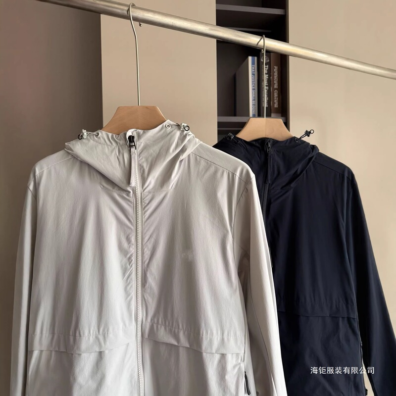 Lightweight and Easy to Manage ~ Ai's New Spring Collection Men's Fashionable Casual Hooded Thin Jacket