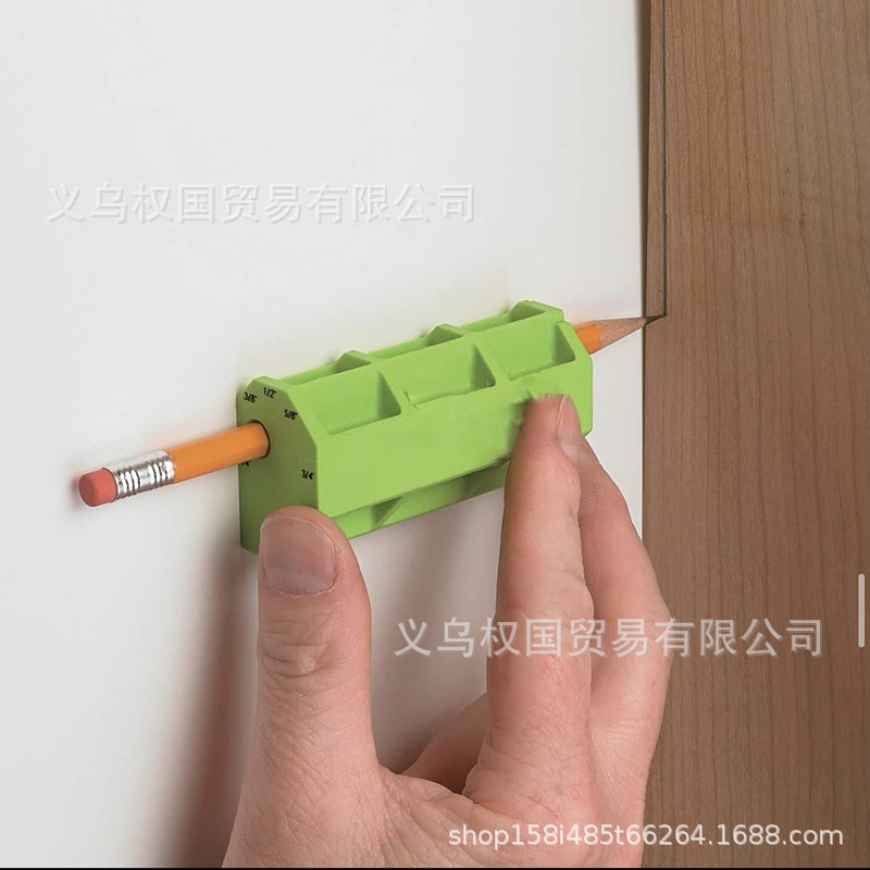 多功能轮廓划线尺带 木工涂鸦线测量工具多功能木工涂鸦工具