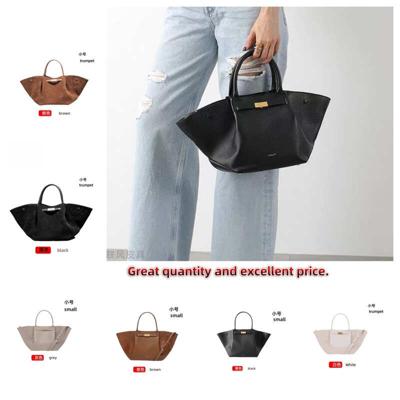 [Hot Style] Demellier Wing Bag New York Bag Genuine Leather Large Capacity Tote High-End Commuting Women's Bag