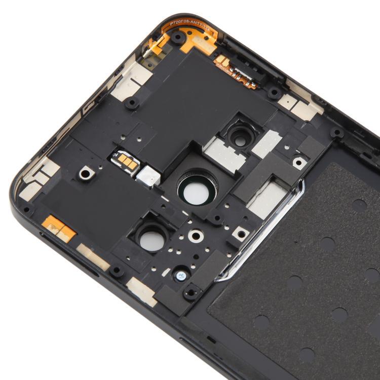 Para ZTE nubia Focus Pro Z2351N cubierta trasera de celda de vidrio integral con marco central / fase