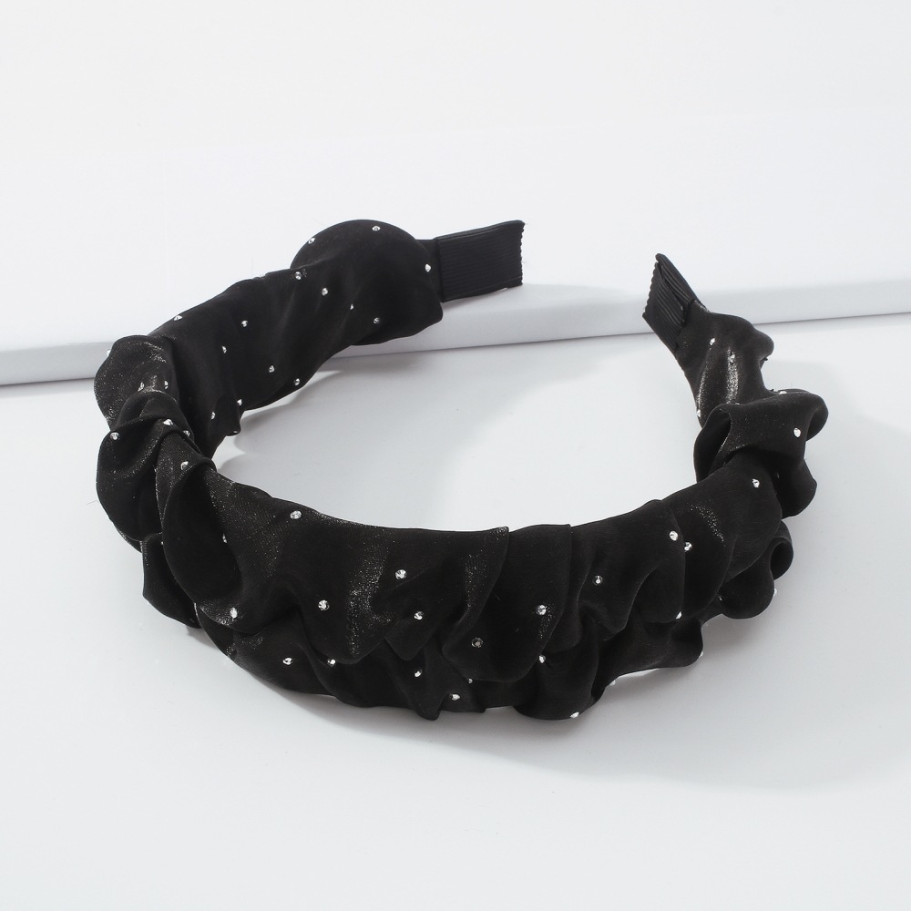 Fashion Trend Pleated Headband Fabric Hair Accessories Wholesale display picture 2