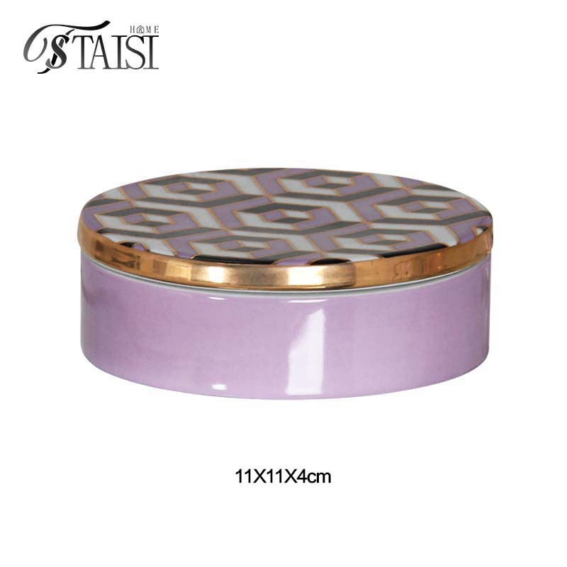 보라색 파우더 박스