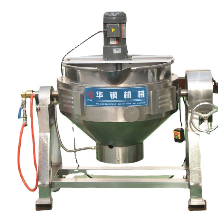 电子点火燃气夹层锅 可倾式燃气夹层锅 中小型炒菜炒锅